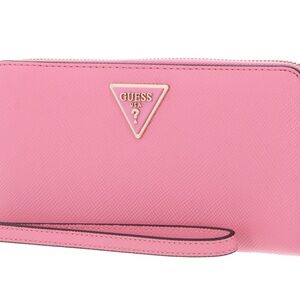 GUESS Pink Clutch Wristlet